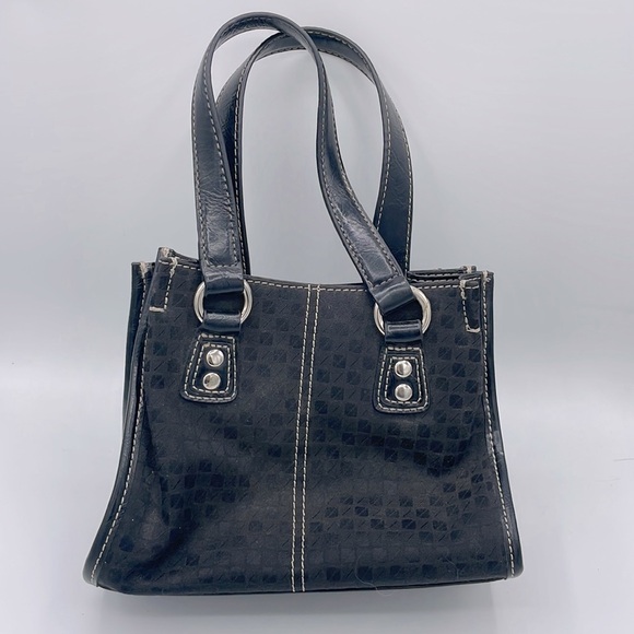 Nine & Co. 90s Small Y2K Mini Black Hand Bag Purse - Picture 4 of 8